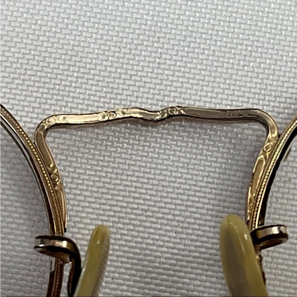 Vintage 1930s American Optical Gold Eyeglasses Spectacles Small